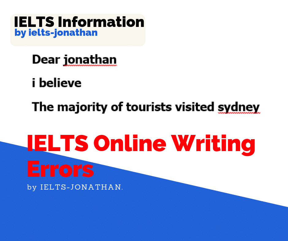 IELTS ERRORS JONATHAN