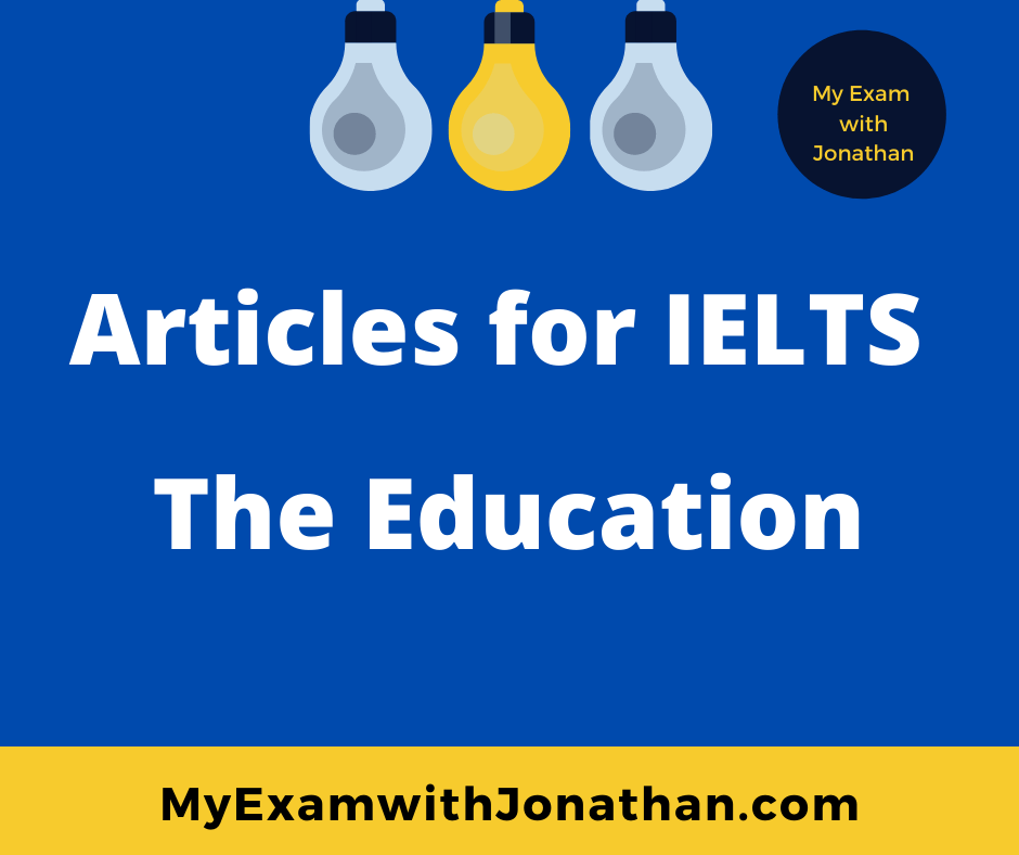 EDUCATION IELTS ARTICLES