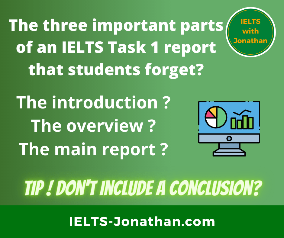 IELTS TASK 1 INTRODUCTION OVERVIEW REPORT